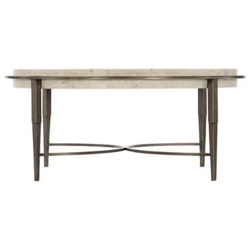 Bernhardt Barclay Round Cocktail Table in Antique Pewter, , large