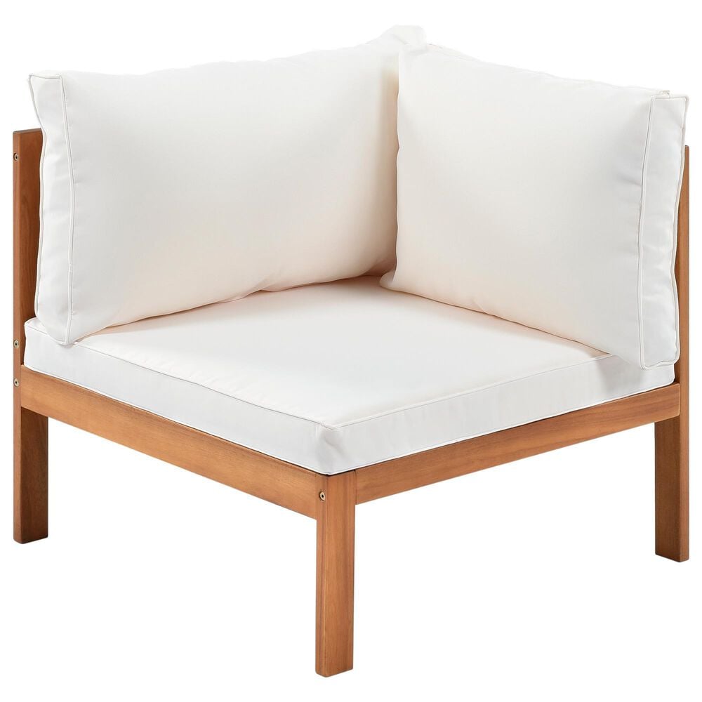 Hearth and Haven 4-Piece Outdoor Sectional Set in Beige, , large