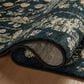 Rifle Paper Co. x Loloi Laurel Peacock Garden 6"6" x 9"2" Navy Area Rug, , large