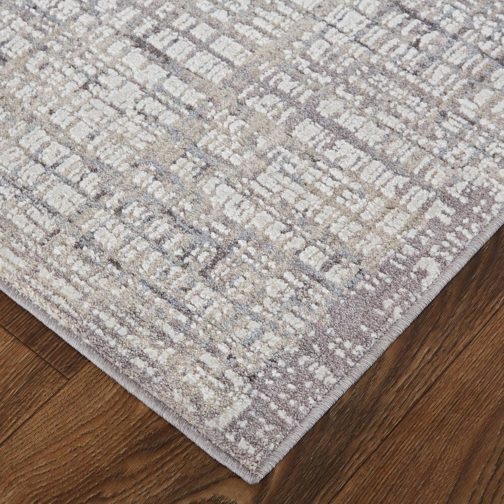 Feizy Lennon 4&#39; x 6&#39; Gray and Beige Area Rug, , large
