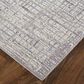 Feizy Lennon 4" x 6" Gray and Beige Area Rug, , large