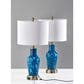 Adesso Grady Table Lamp in Blue (Set of 2), , large
