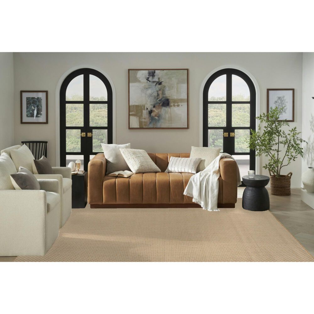 Nourison Courtyard Natural 8&#39; x 10&#39; Indoor/Outdoor Area Rug, , large