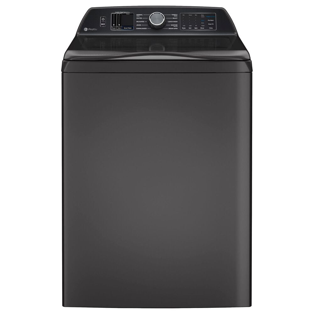 GE Profile 5.3 Cu. Ft. Top Load Washer with Agitator in Diamond Gray, , large