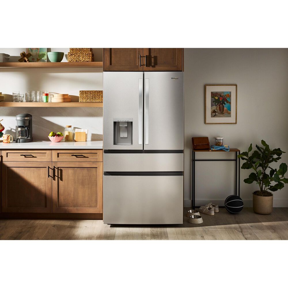 Whirlpool 29 Cu. Ft. French Door Refrigerator with Reach Through Handles in Fingerprint-Resistant Stainless Steel, , large