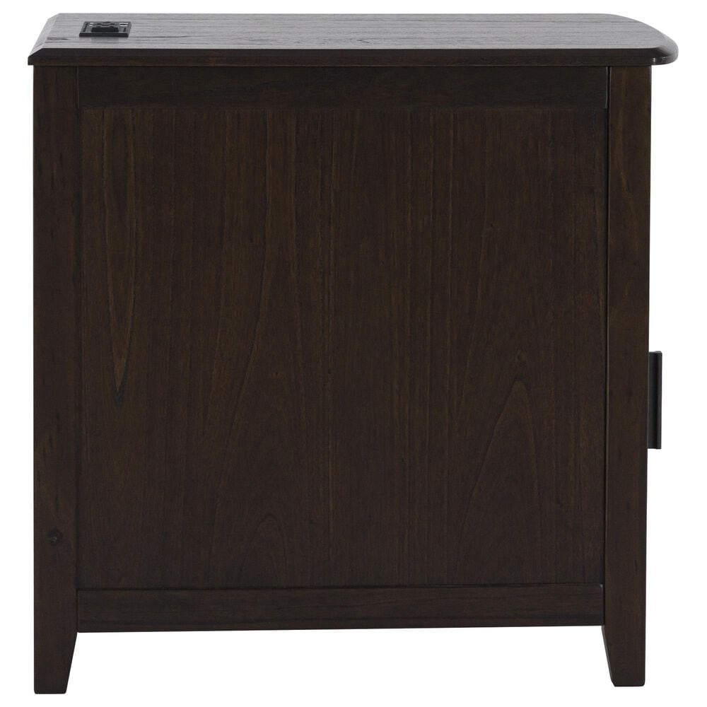 Ashley Devonsted Chairside End Table in Dark Brown, , large