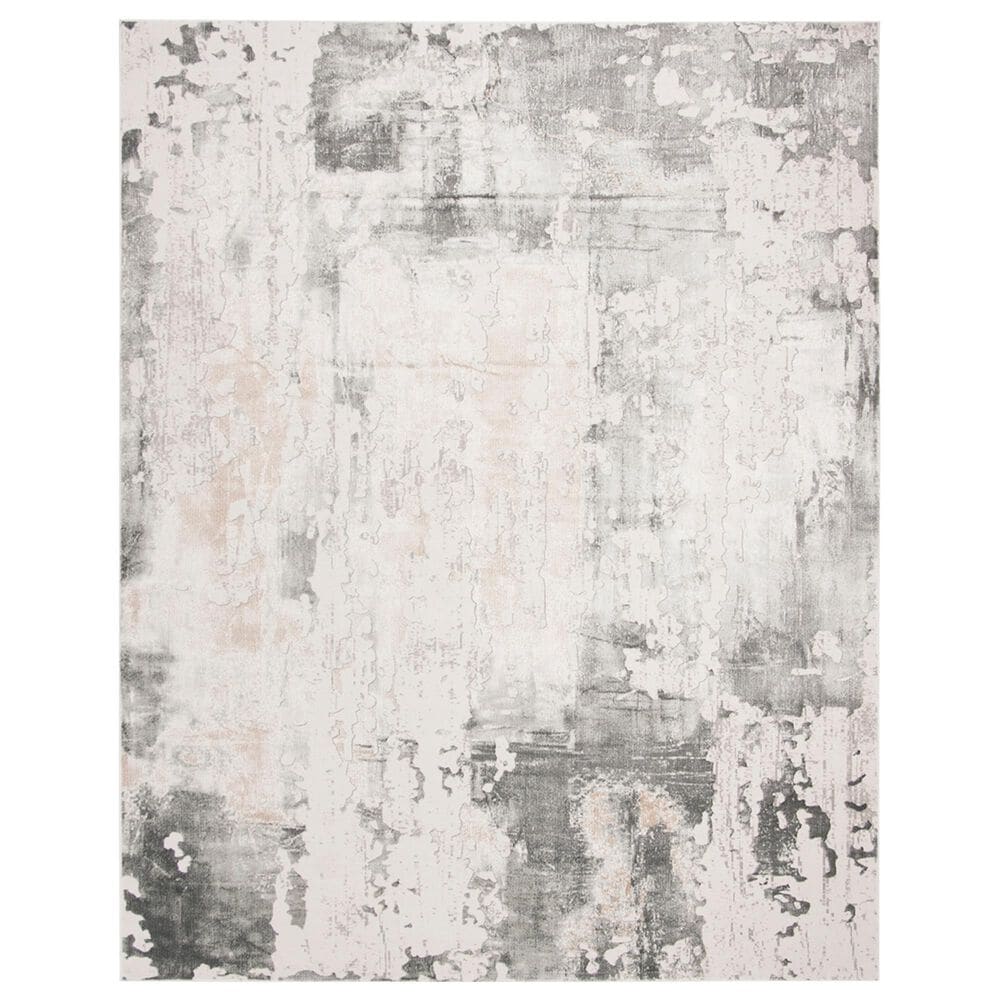 Safavieh Vogue VGE141A 10" x 14" Beige and Charcoal Area Rug, , large