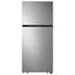 LG 4-Piece Kitchen Package with 18 Cu. Ft. Top Freezer Refrigerator and 6.3 Cu Ft. Smart Electric Range in Stainless Steel, , large