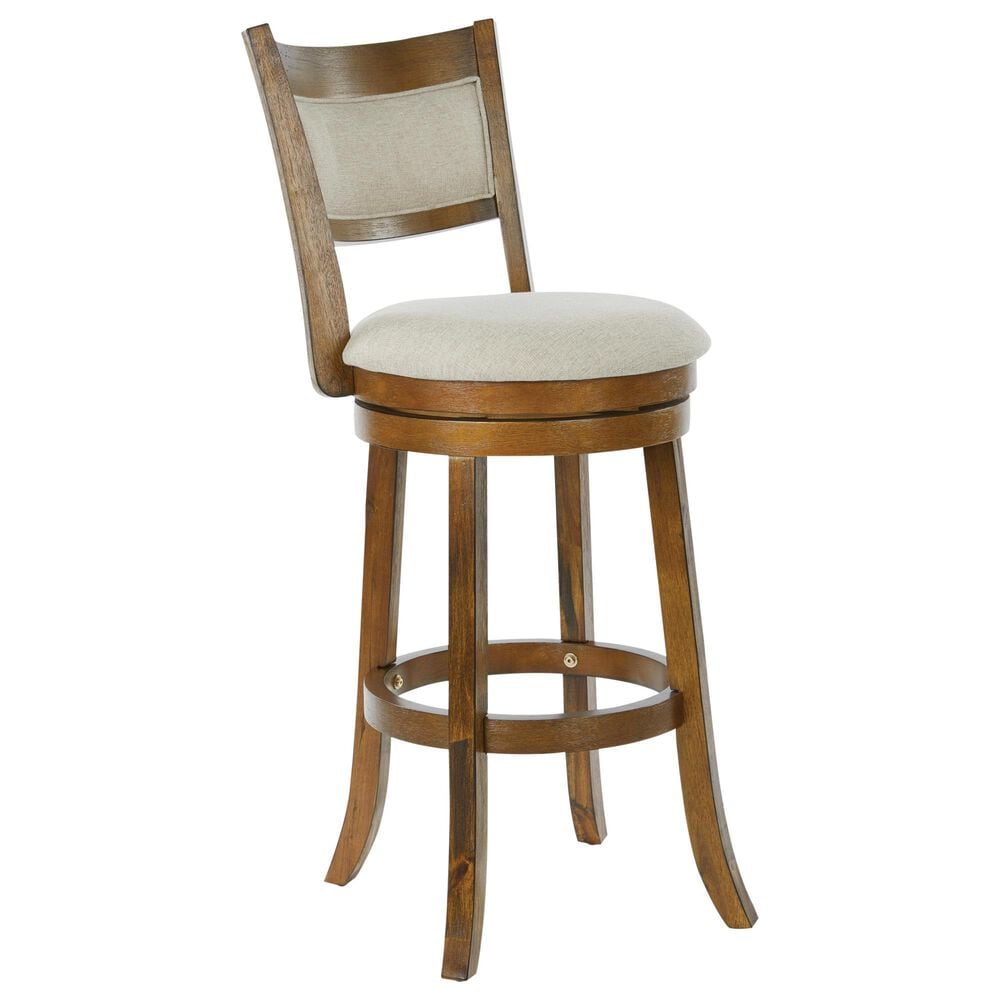 OSP Home 30" Swivel Stool in Burnt Brown, , large