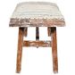 L.R. Home Timson 50" Wooden Bench in Brown, , large