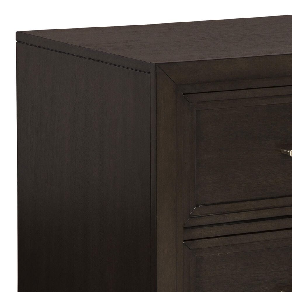 Ashley Neymorton 2-Drawer Nightstand in Dark Grayish Brown, , large