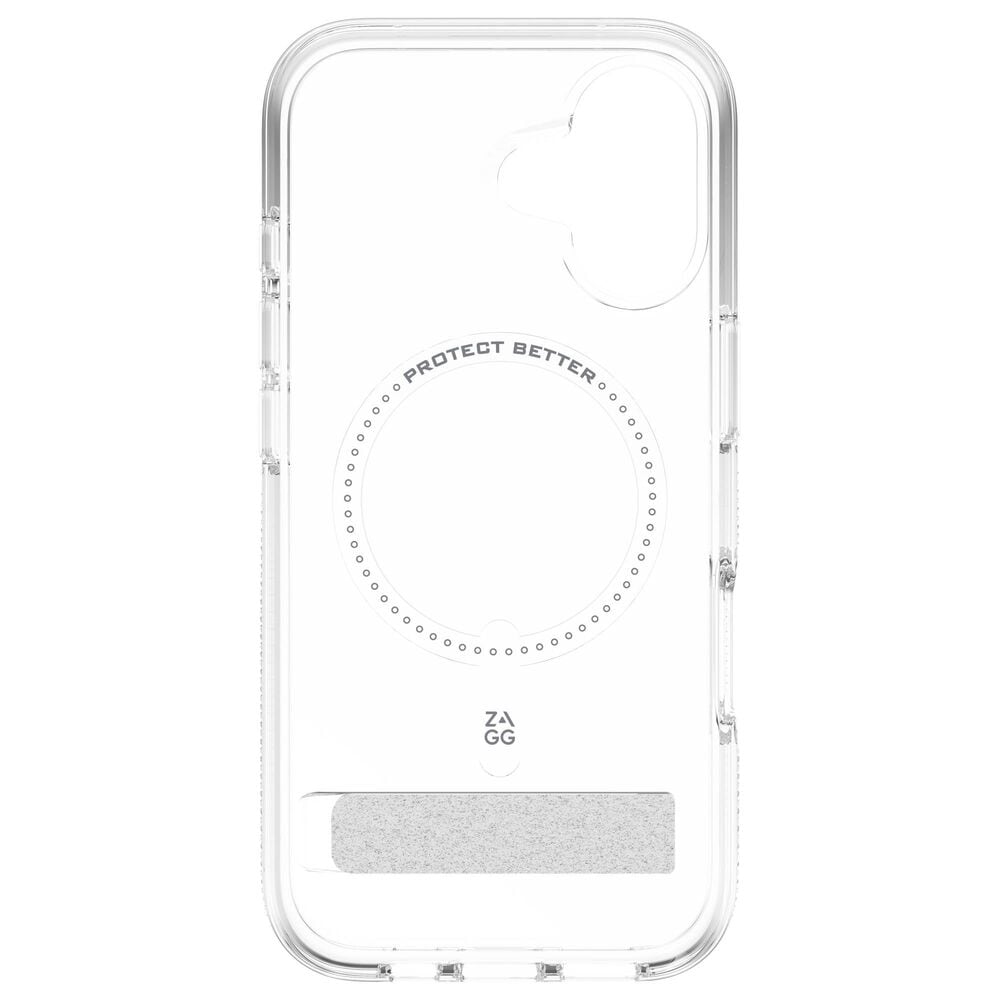 Zagg Crystal Palace Snap Case with Kickstand for Apple iPhone 17 in Clear, , large