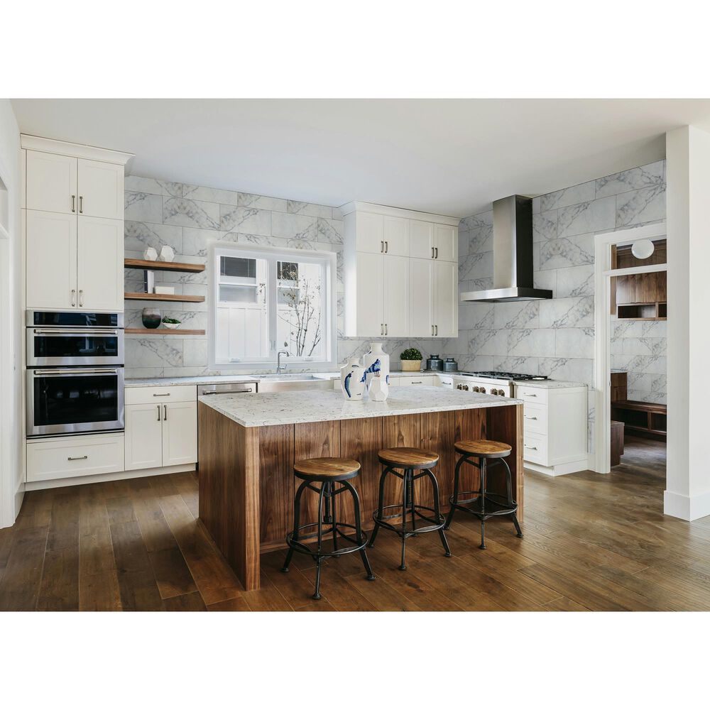 Emser Parkview White 12&quot; x 24&quot; Matte Porcelain Tile, , large