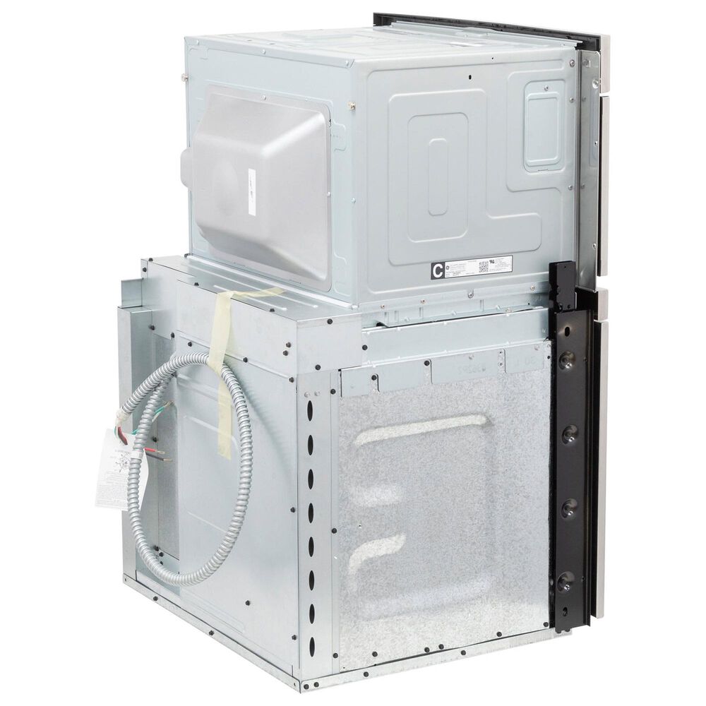 GE Profile 2-Piece Kitchen Package with Stainless Steel 30" Built-In Microwave Combination Wall Oven and Black 30" Electric Cooktop, , large