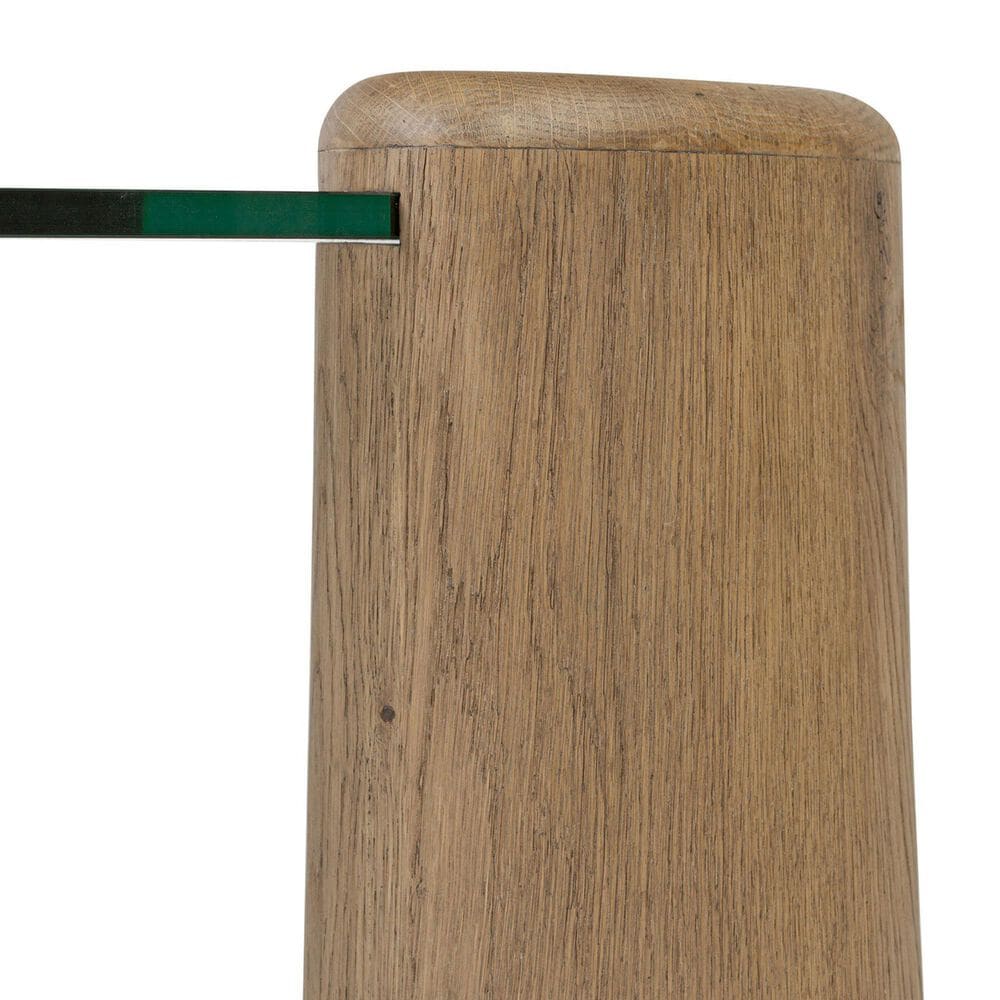 Four Hands Juno Coffee Table-Drifted Oak Veneer-Tempered Glass, , large