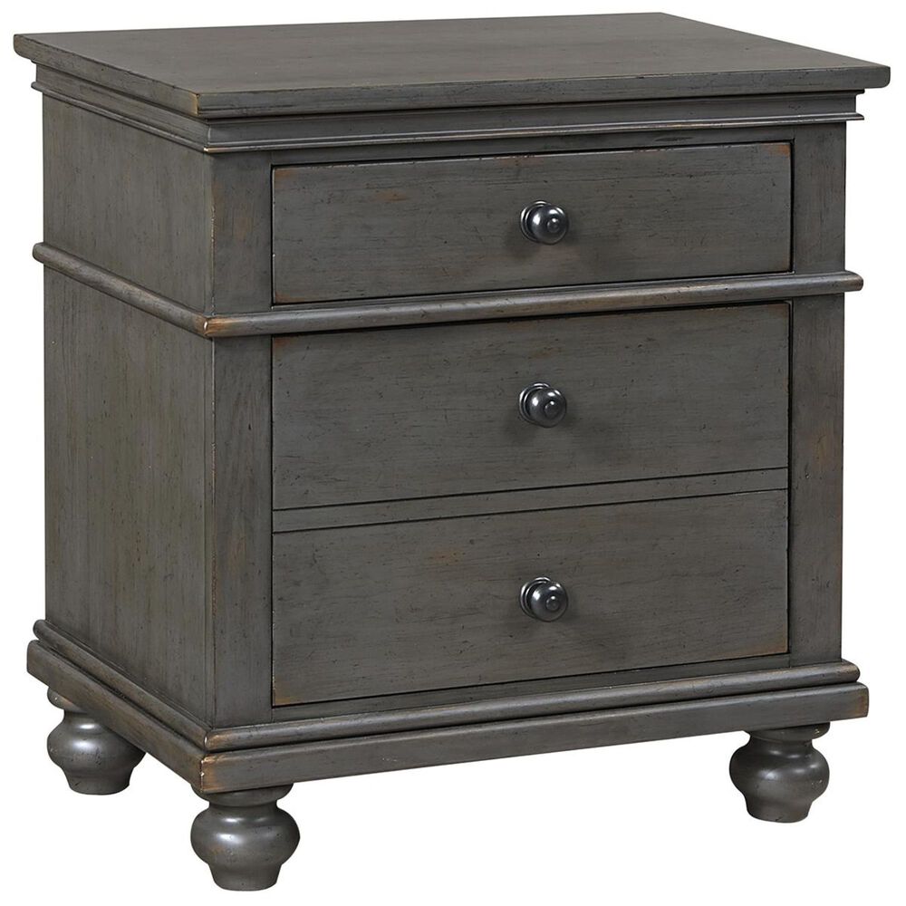 Riva Ridge Oxford 2 Drawer Nightstand in Peppercorn, , large