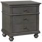Riva Ridge Oxford 2 Drawer Nightstand in Peppercorn, , large