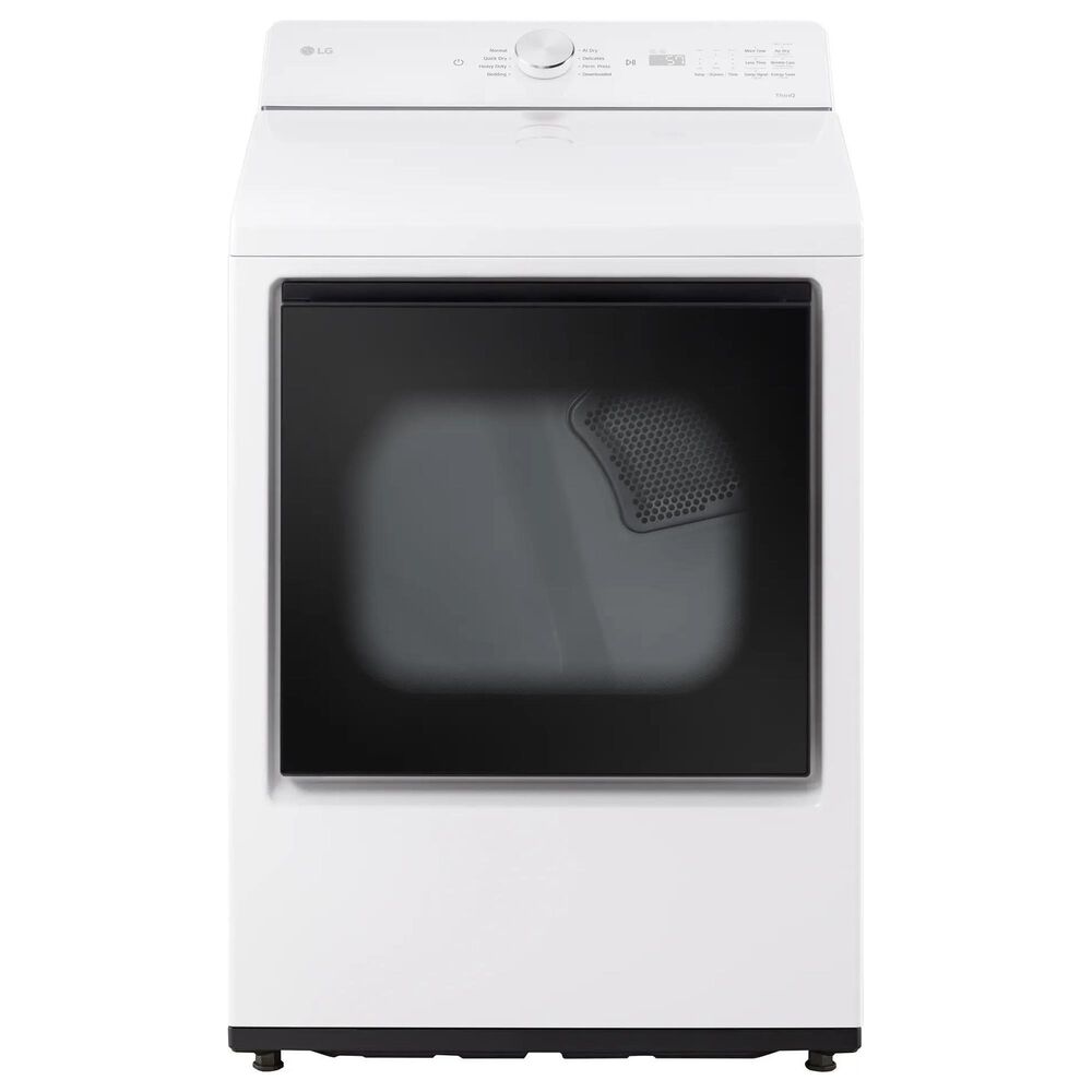 LG 7.3 Cu. Ft. Ultra Large Capacity Smart Electric Dryer in Alpine White, , large