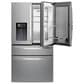 GE Profile 22.4 Cu. Ft. Smart Counter-Depth 4-Door French-Door Refrigerator with Kitchen Assistant in Fingerprint Resistant Stainless Steel, , large
