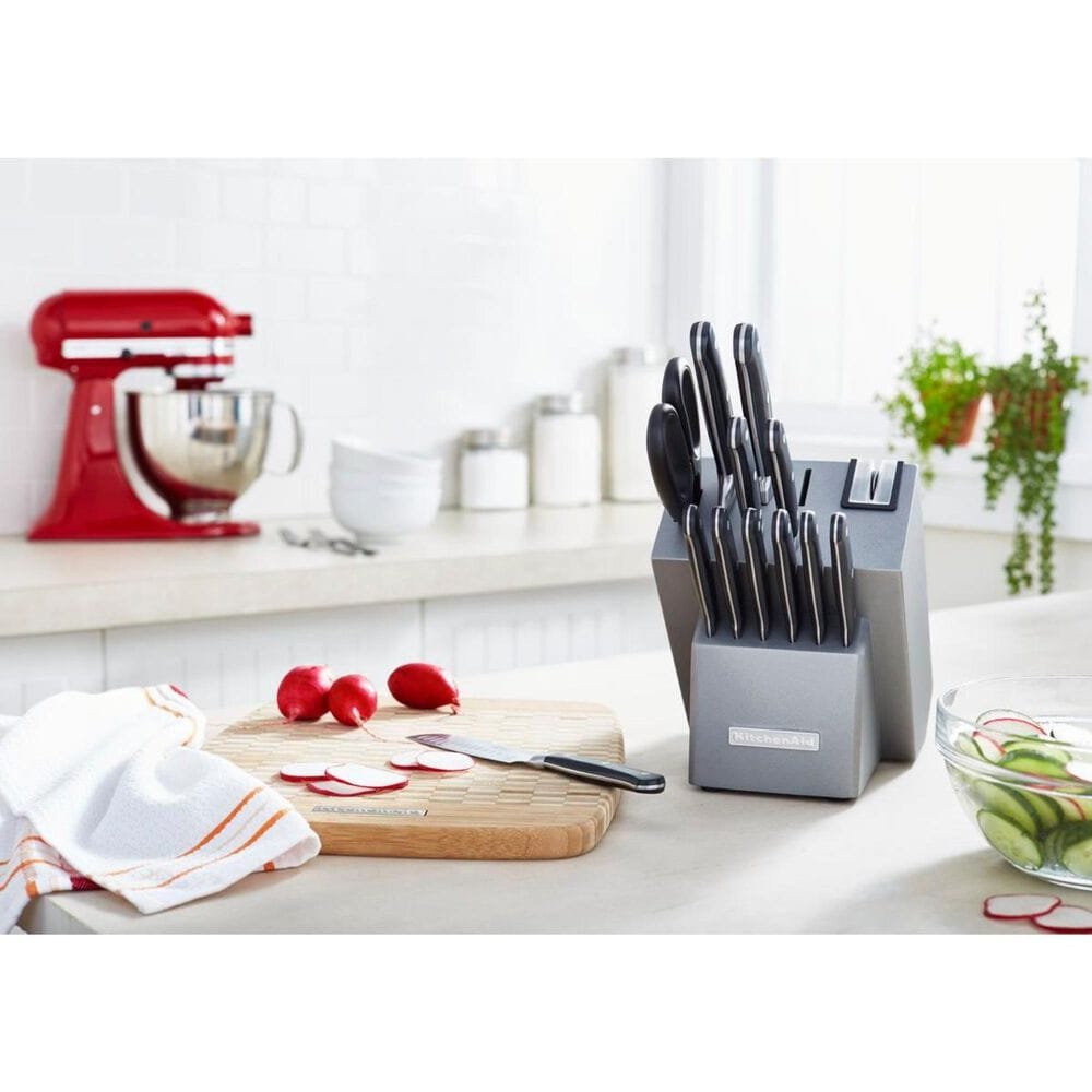 Kitchenaid Classic Forged 14 Piece Triple Rivet Cutlery Set Nebraska Furniture Mart