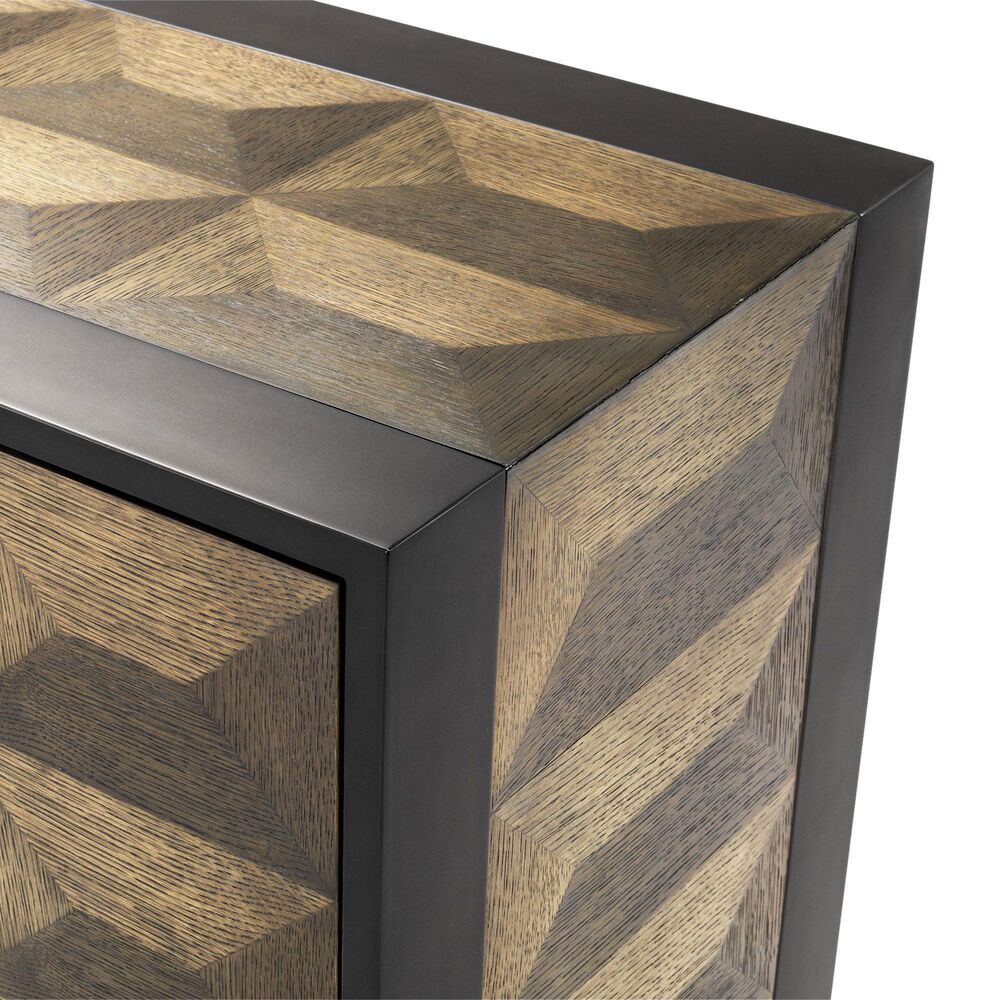 Eichholtz Gregorio Sideboard in Oak and Bronze, , large