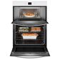 Whirlpool 27" Self-Cleaning Convection Air Fry Convection Smart Microwave Wall Oven Combo in White, , large