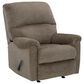 Ashley Stonemeade Manual Recliner in Nutmeg, , large