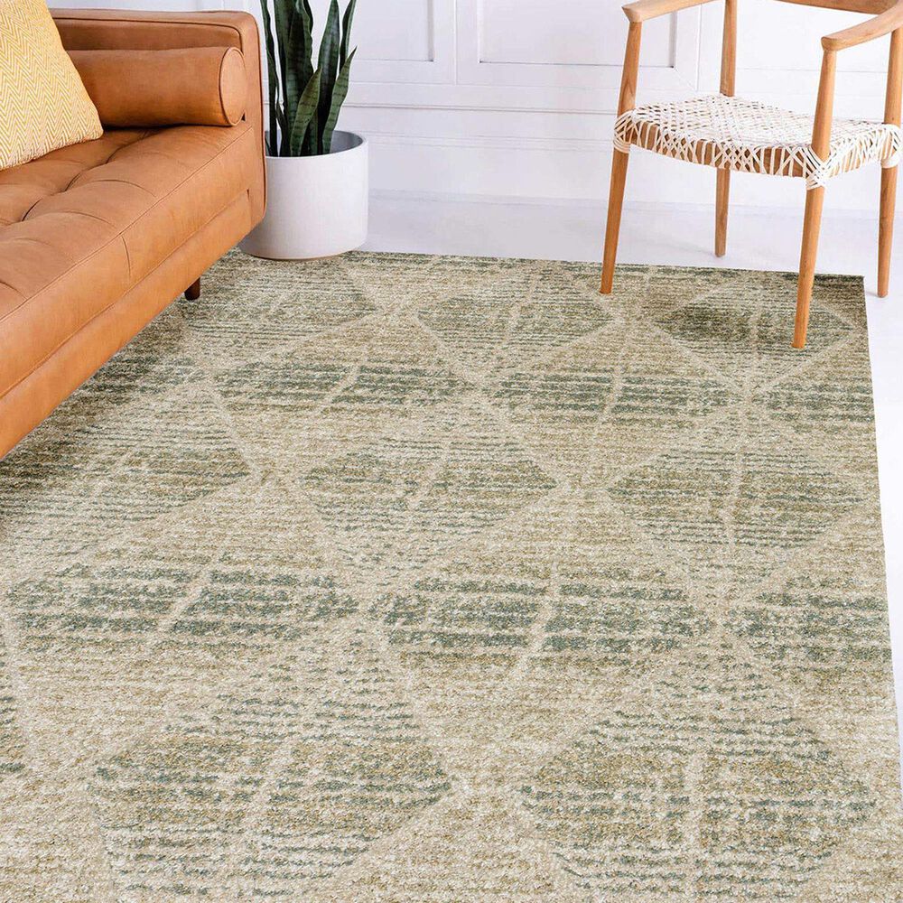 Dalyn Rug Company Carmona 5&#39;1&quot; x 7&#39;5&quot; Mist Area Rug, , large
