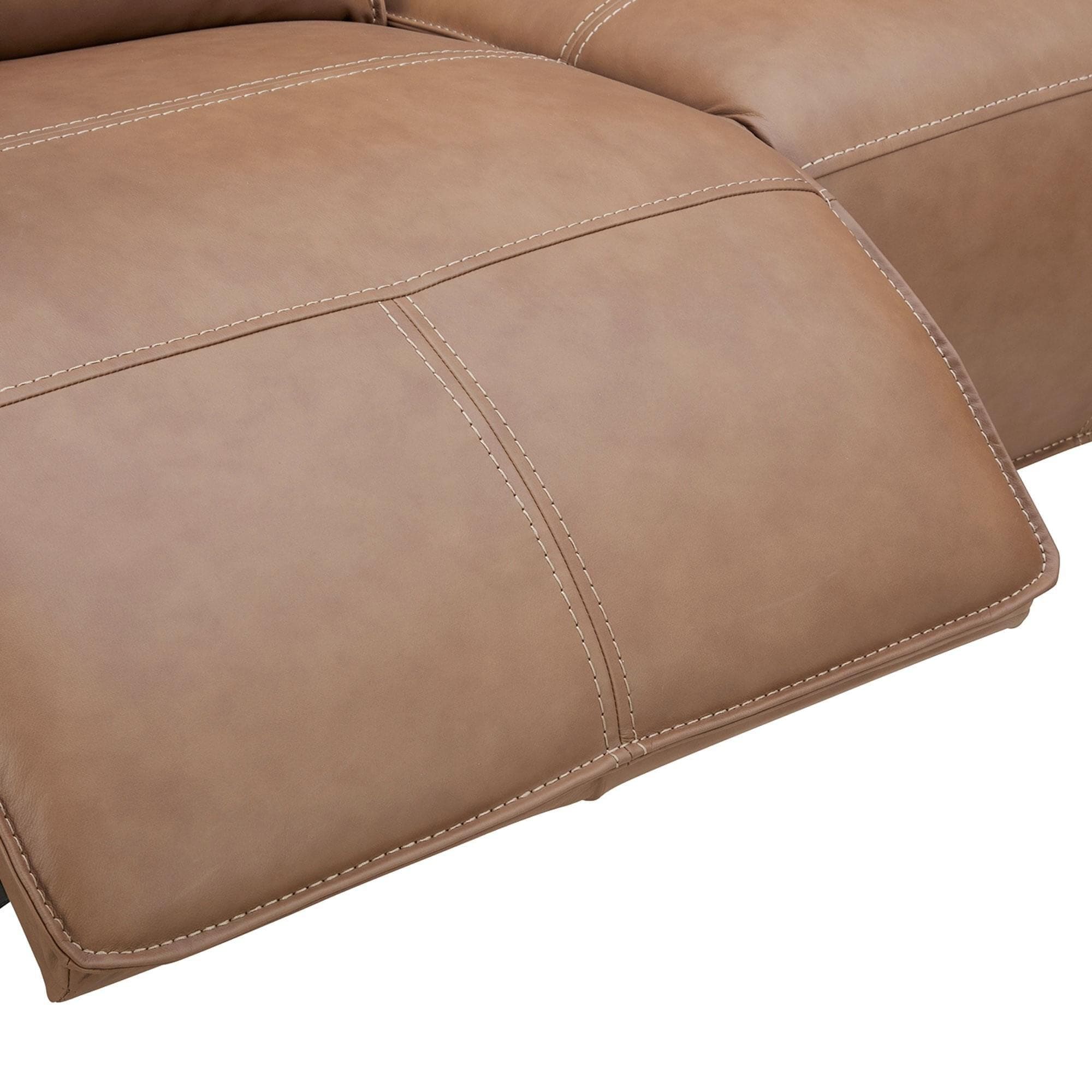 Interlochen 5-Piece Leather Power Reclining Sectional with Power