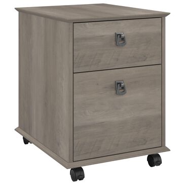 Bush Homestead 2-Drawer Mobile File in Driftwood Gray, , large