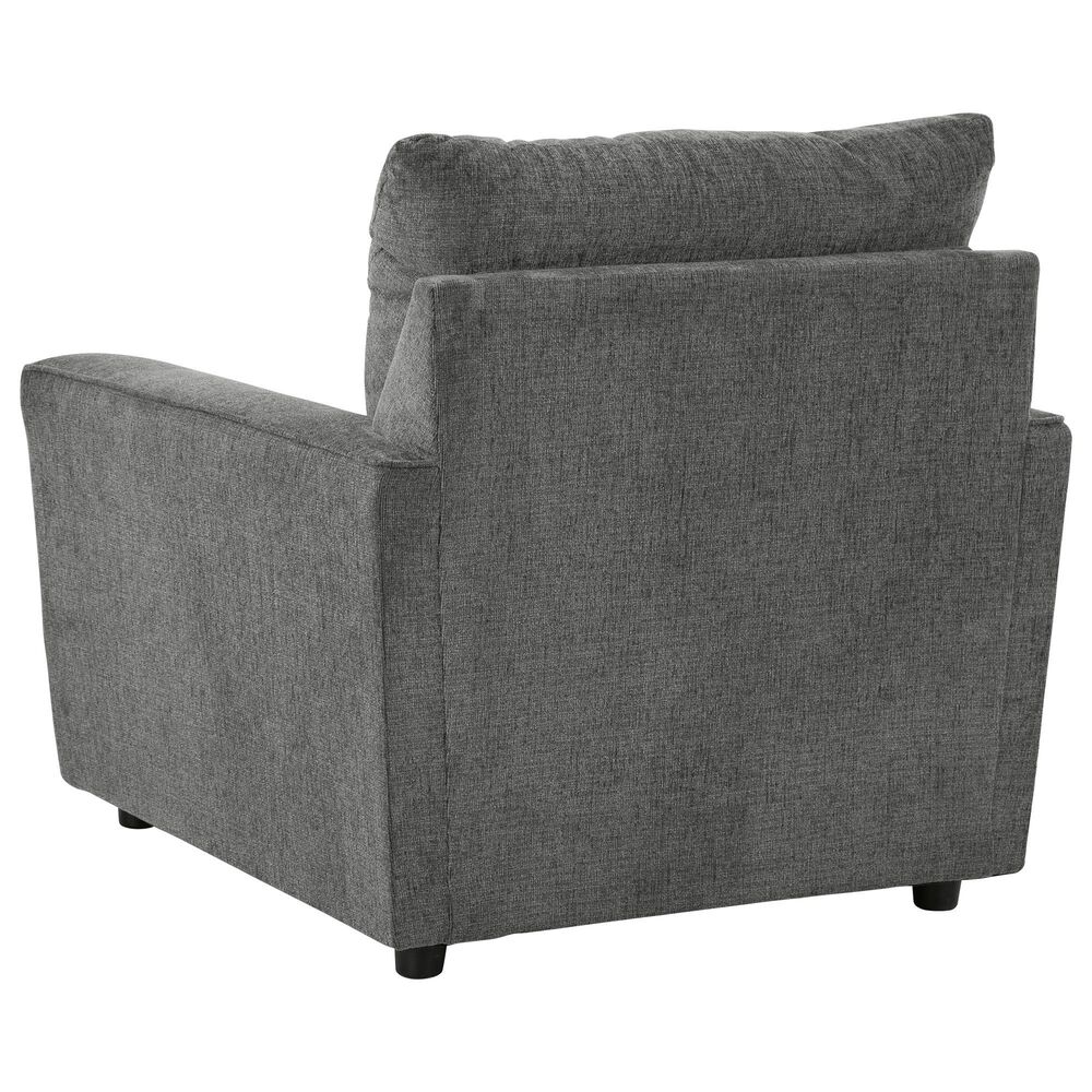 Ashley Stairatt Chair and Ottoman in Gravel, , large