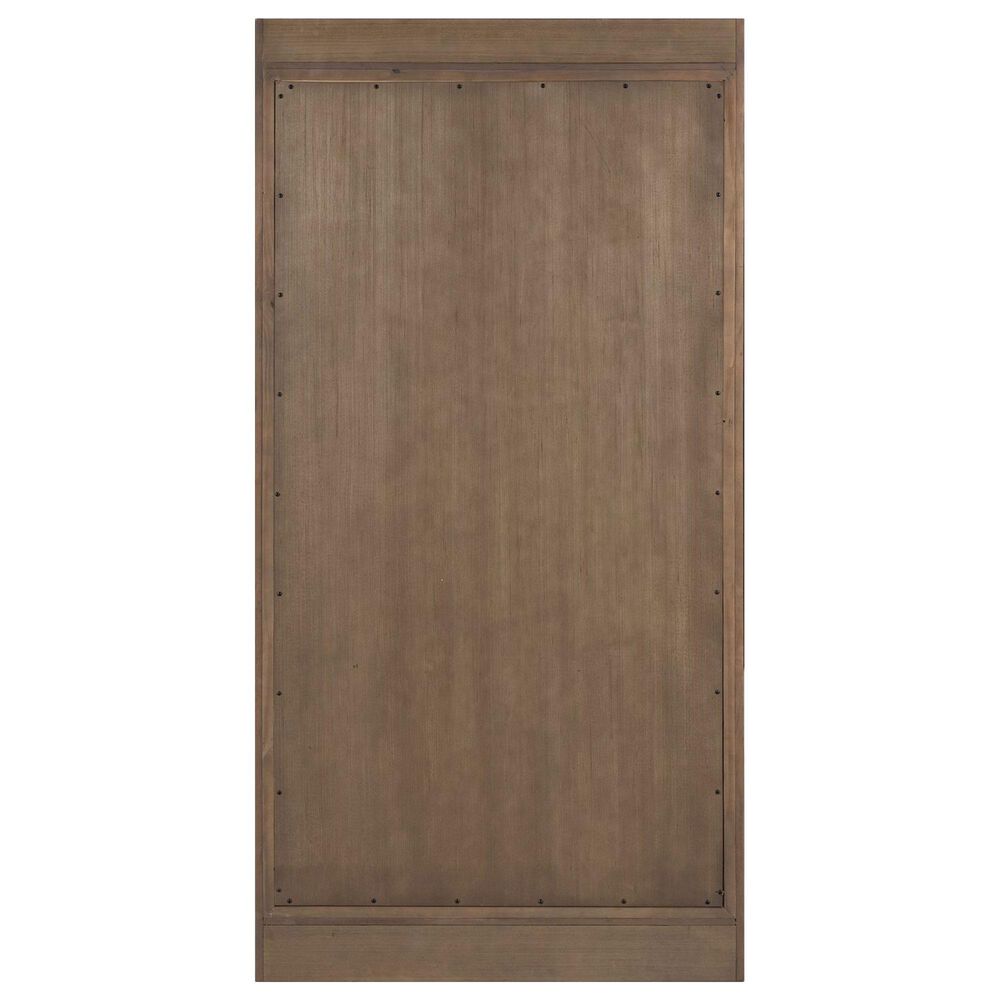 Belle Furnishings Reynolda 4-Shelf Bunching Bookcase in Brown, , large