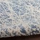 Nourison Exhale 2"2" x 7"6" Navy and Ivory Runner, , large