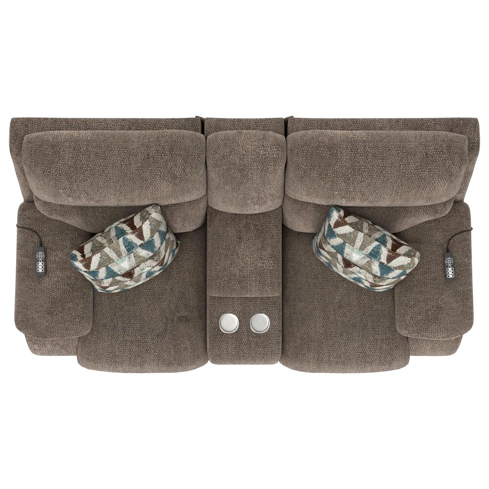 Hartsfield Joya Power Reclining Loveseat in Mushroom, , large