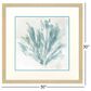 Paragon 30" Square Sea Coral I Wall Art in Blue, , large