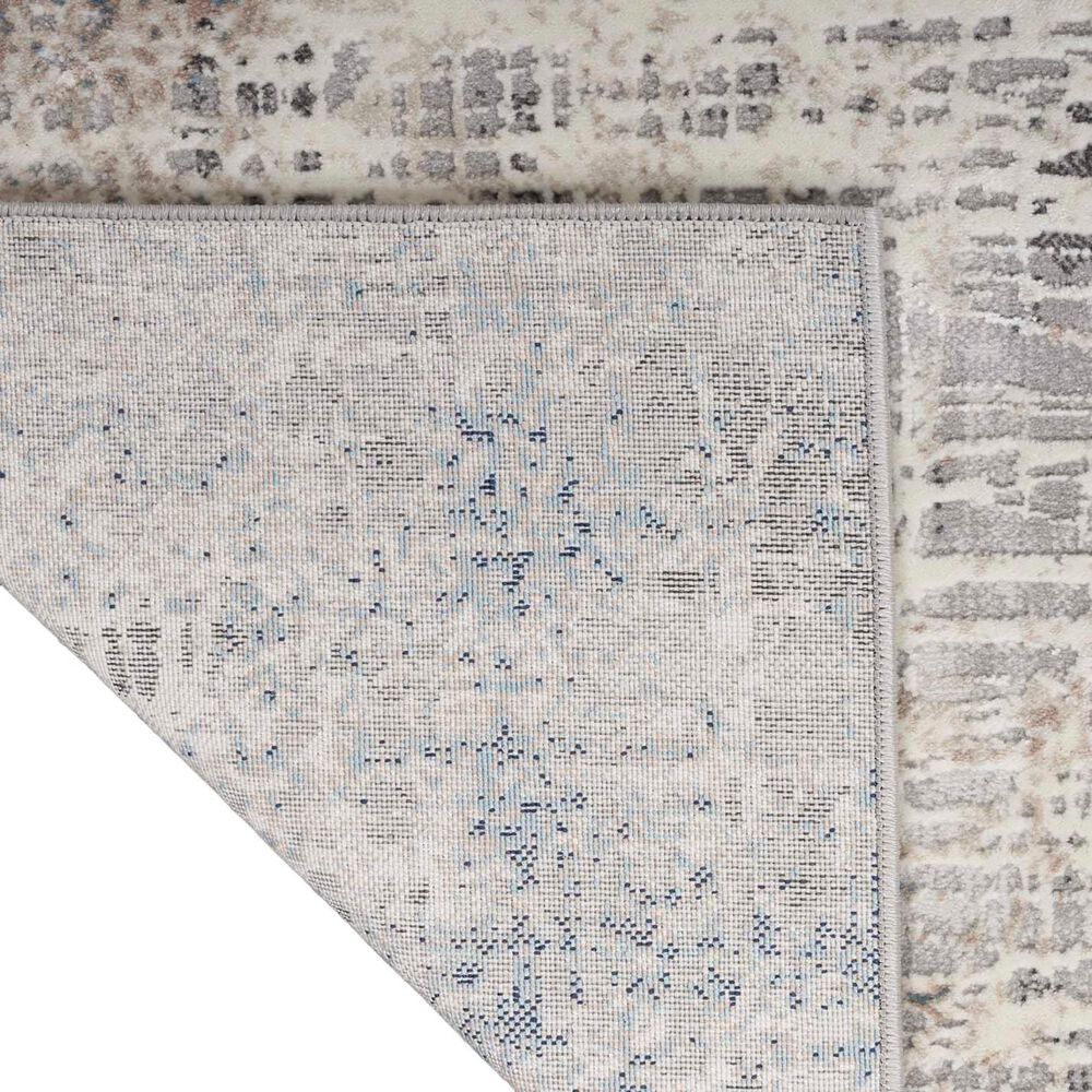 Nourison Infinity 2&#39;2&quot; x 7&#39;6&quot; Blue and Multicolor Runner, , large