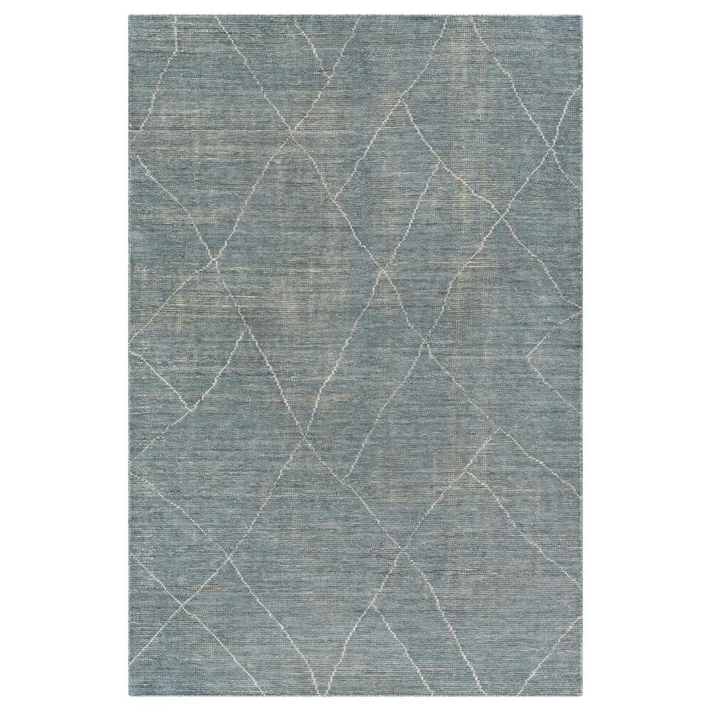Surya Nalan 2" x 3" Medium Gray and White Area Rug, , large