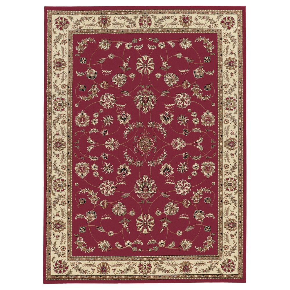 Radici USA Como 1596 Red 5"5" x 7"7" Area Rug, , large