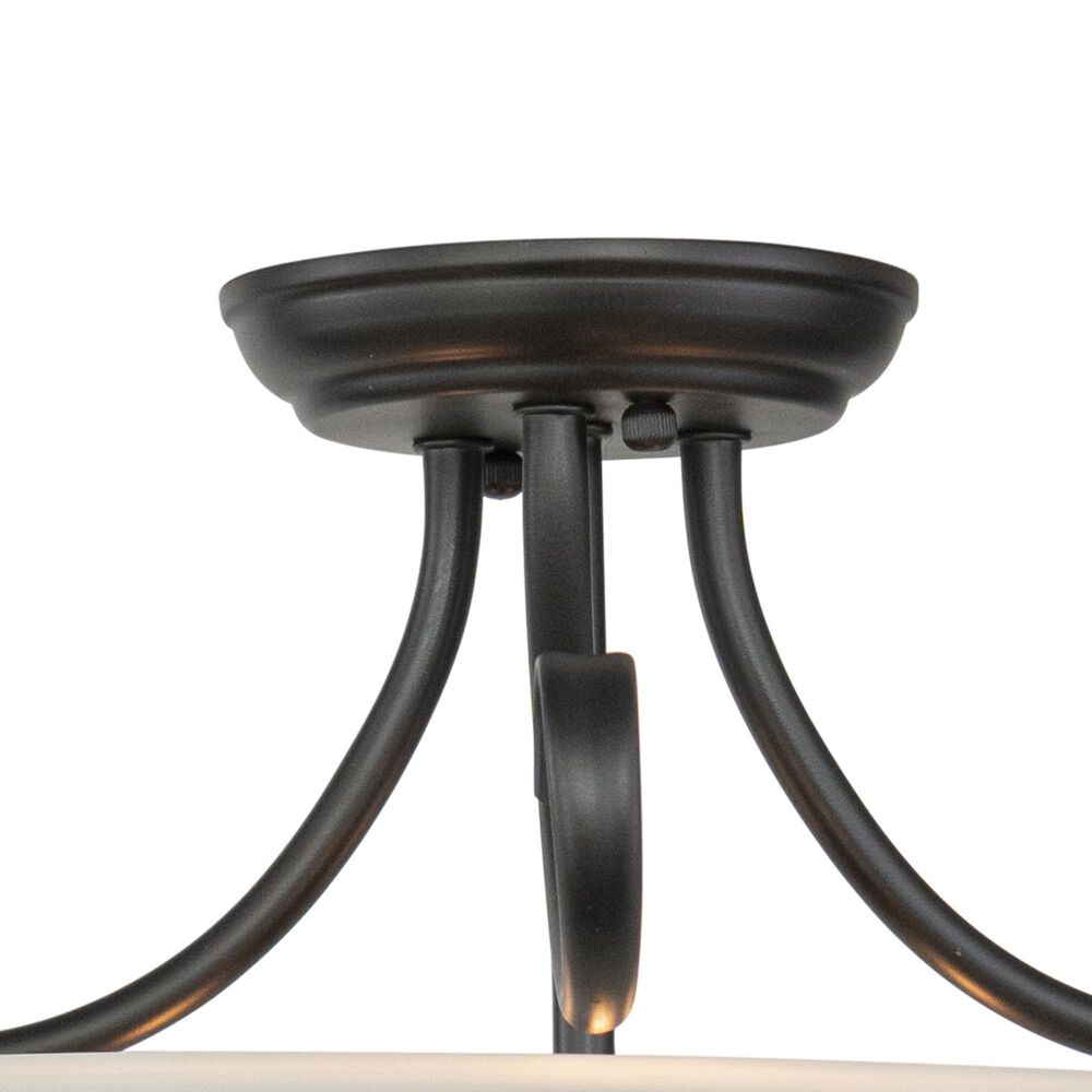 Vaxcel Babylon 3-Light Semi Flush Mount in Oil Burnished Bronze, , large