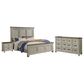 Mayberry Hill Farmington 3-Piece King Panel Bedroom Set in Medium Brown and Washed Stone, , large