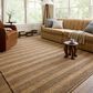 Chris Loves Julia x Loloi Judy 3"6" x 5"6" Natural and Chocolate Area Rug, , large
