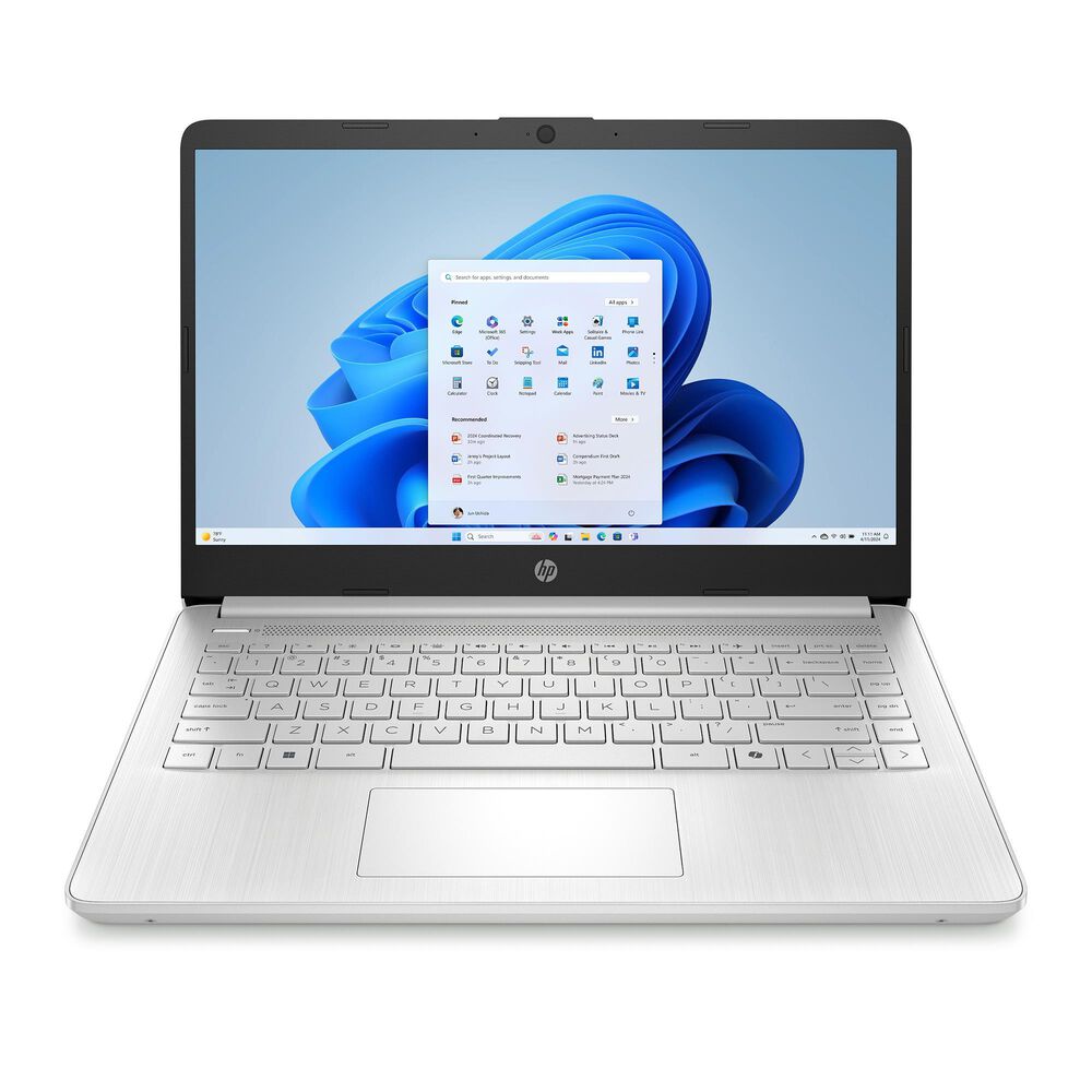 HP 14" Touchscreen Laptop | Intel Celeron N4500 - 4GB RAM - Intel UHD Graphics - 64GB eMMC in Natural Silver, , large