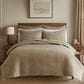 Levtex Velvet Stitch 3-Piece King/California King Quilt Set in Taupe, , large