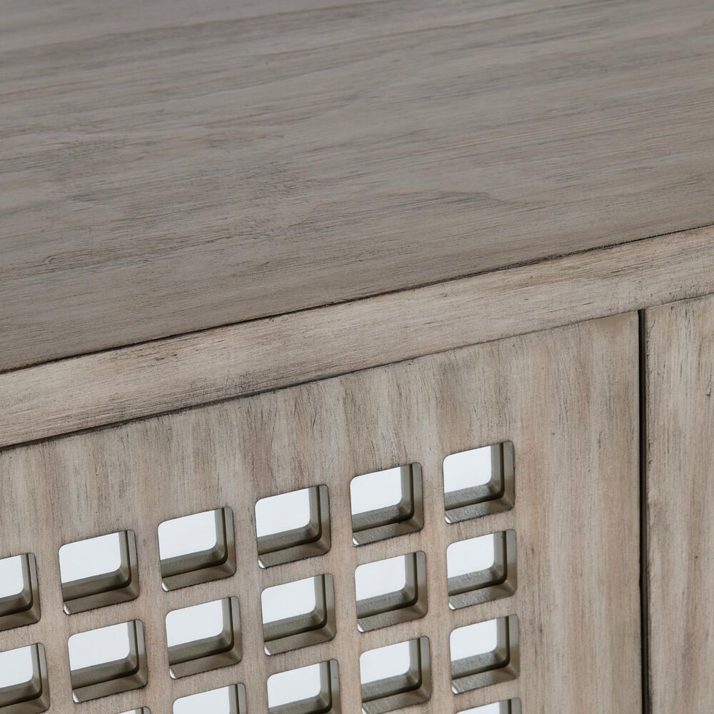 Crestview Collection Ashlar 6-Door Sideboard in Light Brown, , large