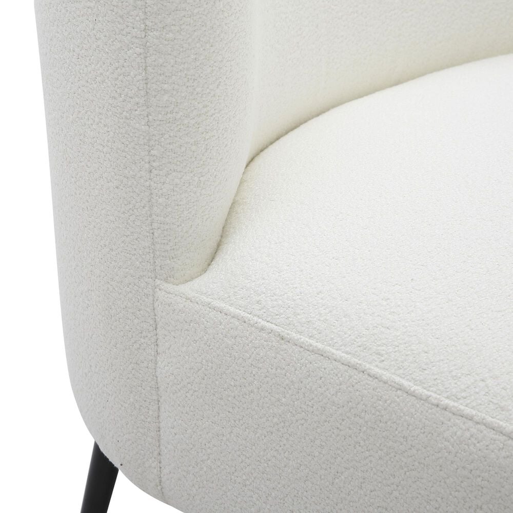 Lumisource Fran Slipper Chair in White, , large