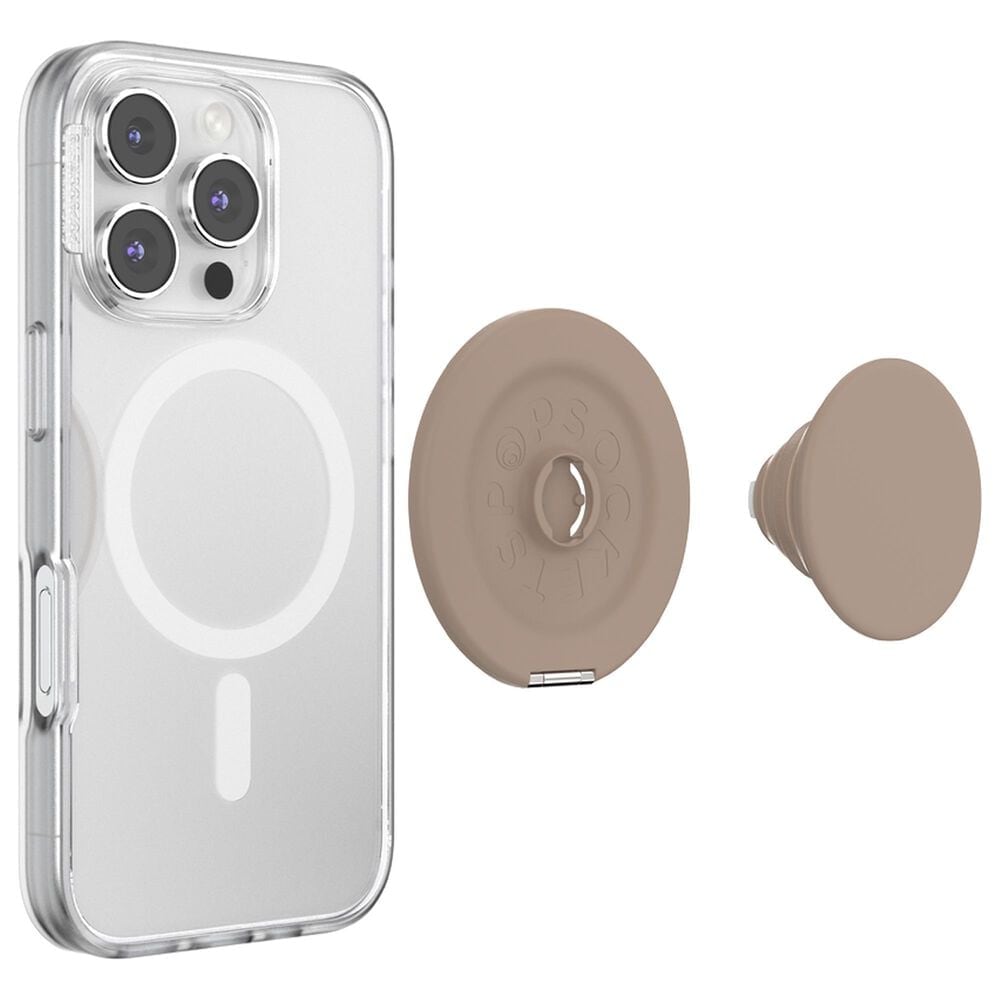 PopSockets MagSafe Circle Kick-Out Grip and Stand in Latte, , large