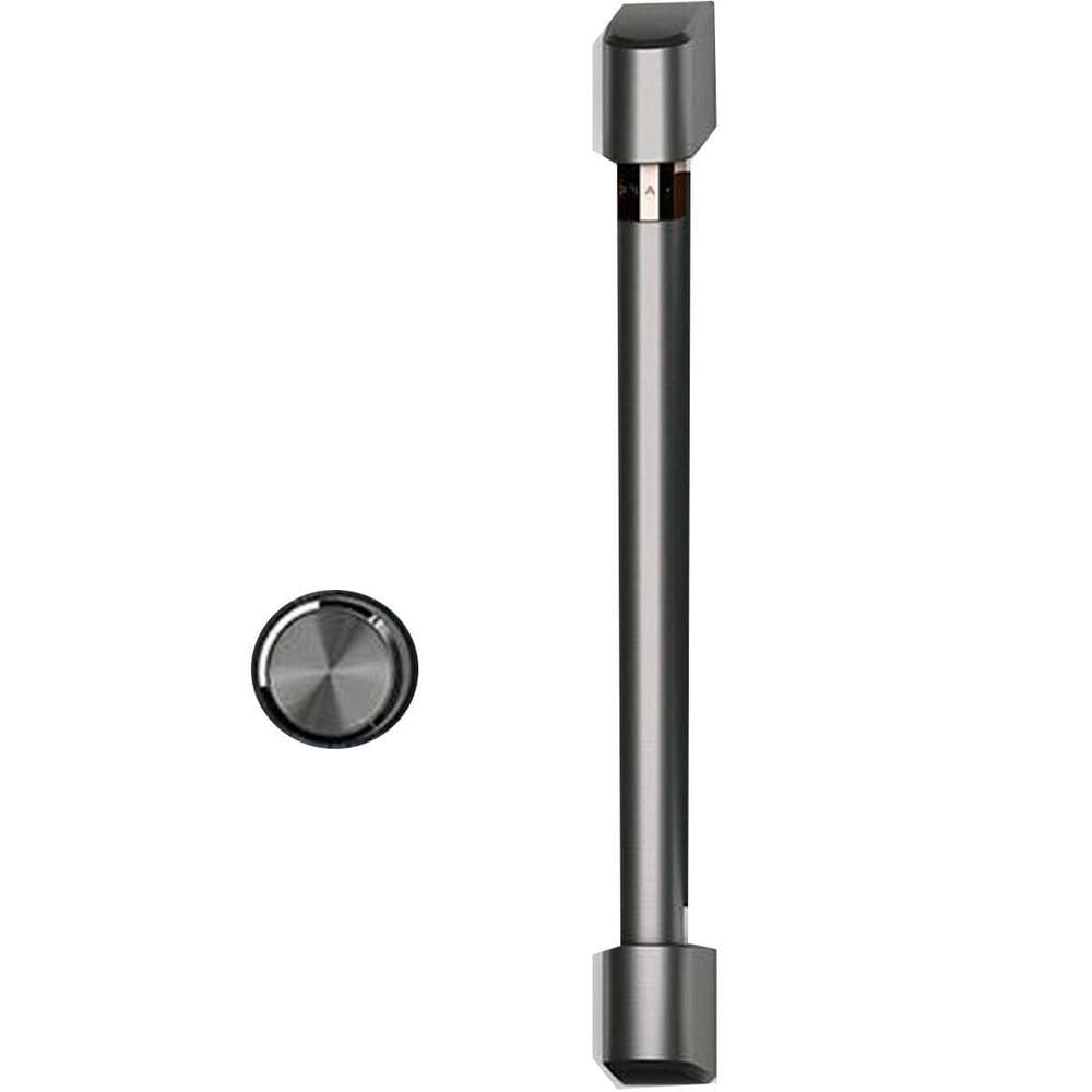 Cafe Handle and Knob Kit for Microwave Oven in Brushed Black, , large
