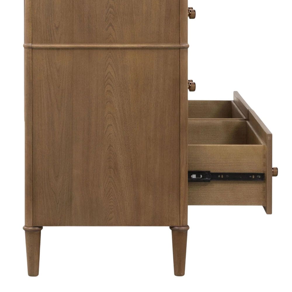 Urban Home Whitmore 6 Drawer Dresser and Mirror in Brown, , large