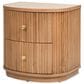Jennifer Taylor Home Valentine Side Table in Natural Brown, , large