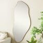 Maple and Jade 48" Metal Abstract Wavy Wall Mirror in Gold, , large